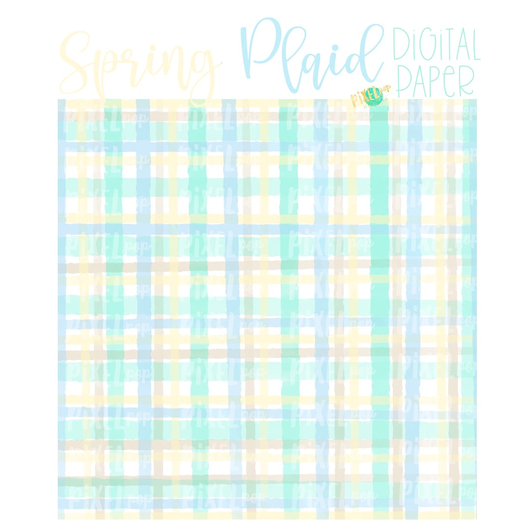 Watercolor Spring Digital Paper Blue Sublimation PNG | Hand Painted Art ...