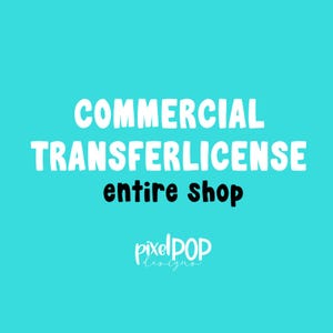 Licencja komercyjna na druk transferowy Pixel Pop Designs - HURT
