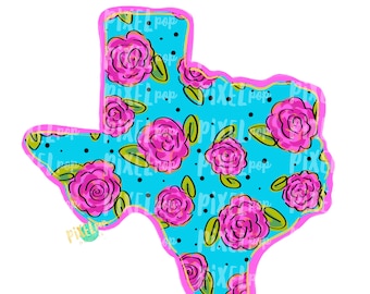 Staat Texas vorm blauwe bloemen, png PNGEgg | Staat Texas | Thuisstaat | Sublimatieontwerp | Warmteoverdracht | Digitaal | Bloemachtergrond