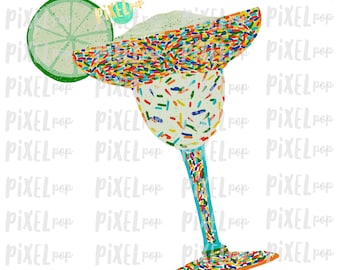 マルガリータグラス メキシカンシンコデマヨ昇華デザインPNG | 手描きPNG | 昇華 | デジタルダウンロード | 印刷可能なアート | クリップアート