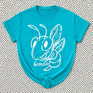 Doodle Mascots Hornet WHITE Spirit Design PNG | School Mascot Digital | Hornets Design Art Printable Digital Mascot Design for DTF Screen