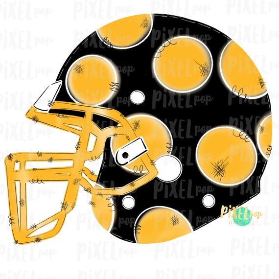 black and yellow football helmet Matte with Gold Mask Blank Riddell Revolution Speed Mini (Decorative Mini Helmet - NOT Wearable playing helmet and was designed to further reduce the likelihood of concussions Pittsburgh Steelers Riddell SpeedFlex Authentic