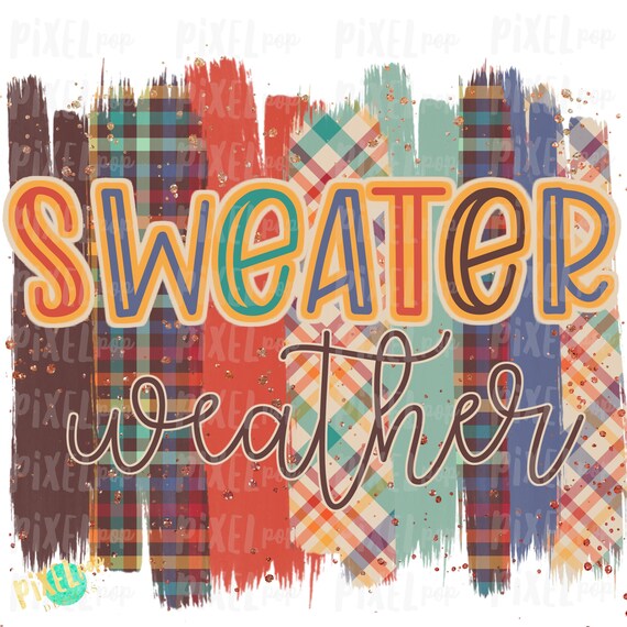 Sweater Weather Pattern and Transfers Sweater Weather Pattern and Transfers