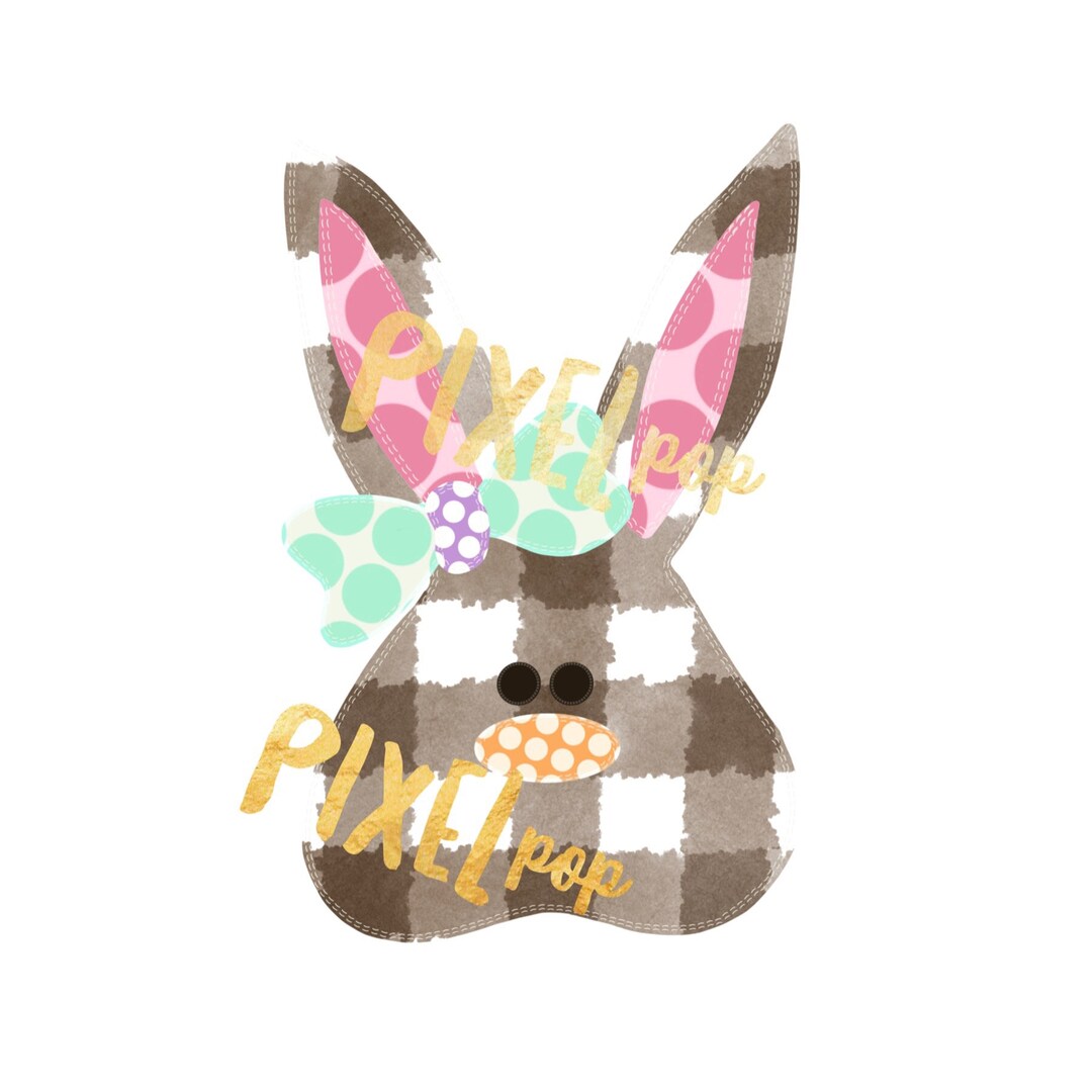 Easter Bunny Rabbit Sublimation Design PNG | Sublimation Design | Heat ...