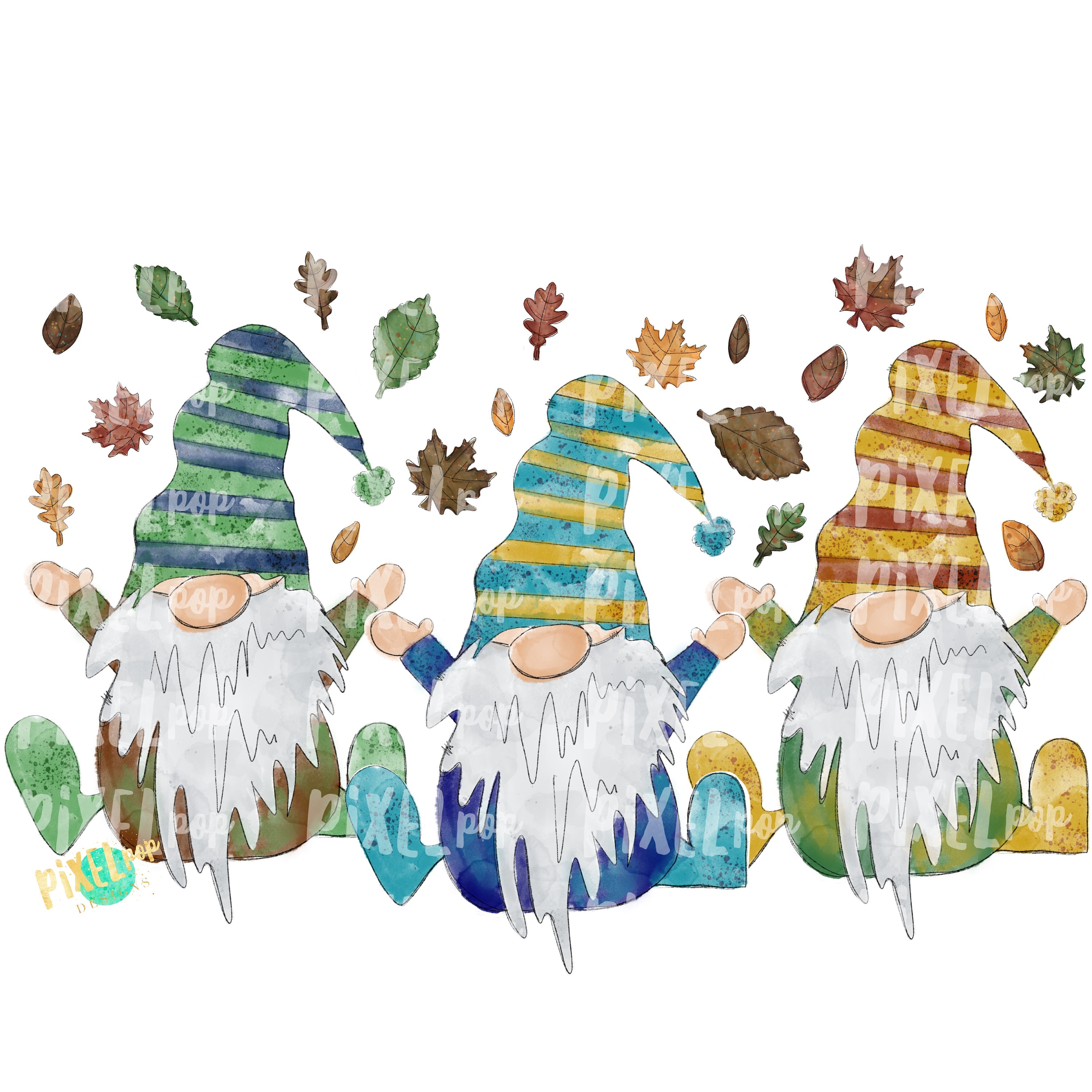 Fall Autumn Gnomes PNG Fall Design Happy Fall Gnome Etsy