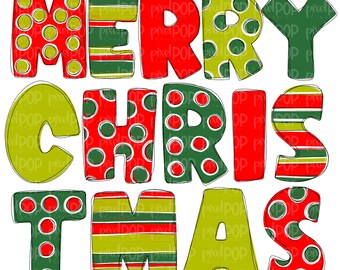 Frohe Weihnachten Traditionelle PNG | Weihnachtskunst | Weihnachten | Fröhliche Feiertage | Weihnachts Design | Weihnachten | Digitaler Download | Druckbar