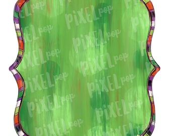 Blank Halloween Frame Digital Sublimation PNG | Hand Drawn Sublimation Design | Sublimation PNG | Digital Download | Printable Artwork | Art