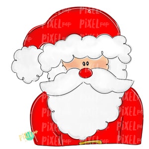 Skurril Weihnachtsmann PNG | Weihnachtssublimationsdesign | Weihnachtsmann | Weihnachtsmann Clip Art | Weihnachten | Digitaler Download | Druckbare Kunst | Artnr