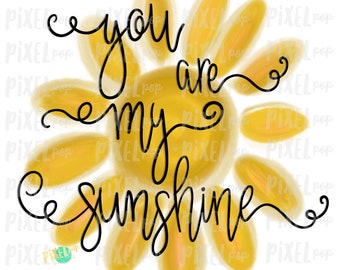 Eres mi sol, diseño de sublimación de sol angustiado PNG / PNG dibujado a mano / PNG de sublimación / Descarga digital / Arte imprimible / Clip Art