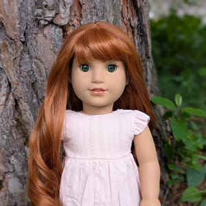 OOAK Custom American Girl Doll Florrie Red Hair Green Eyes Light Skin Tone Josefina Mold