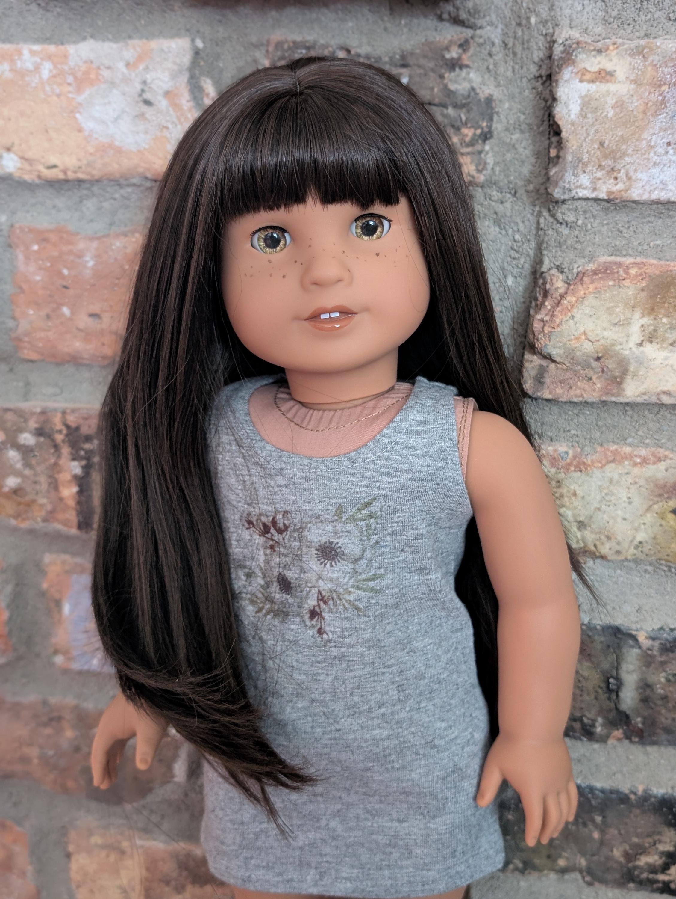 Poupée D'artiste Jess Brown - Tissu 40 Cm - Faite Main - États-Unis - Occasion