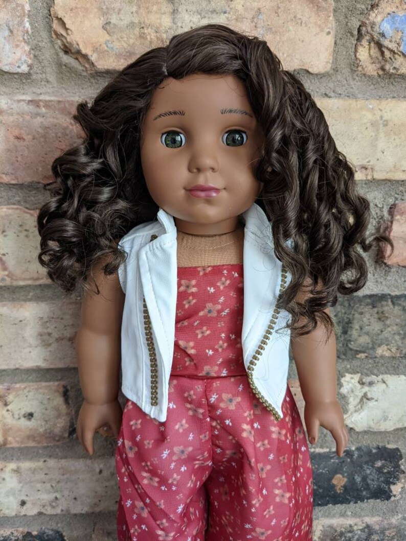 Catalina Custom OOAK American Girl Doll Hazel Eyes Brown Curly | Etsy