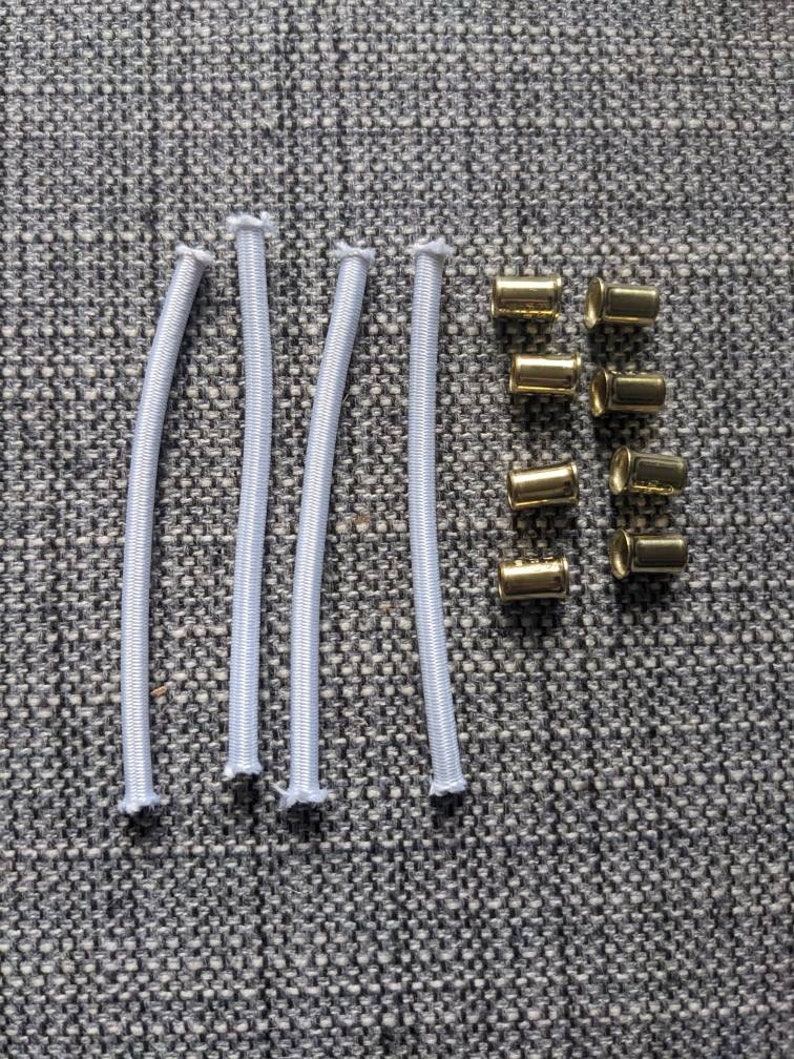 Restringing Kit For American Girl Dolls Fix Loose Limbs Reattach Legs Arms Elastic Metal Ferrules Restring image 1