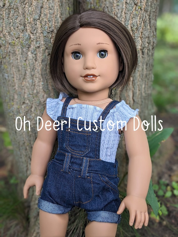 OOAK Custom American Girl Doll Cori Brown Hair Hazel Eyes Medium Skin Tone Josefina Mold CYO Etsy Canada