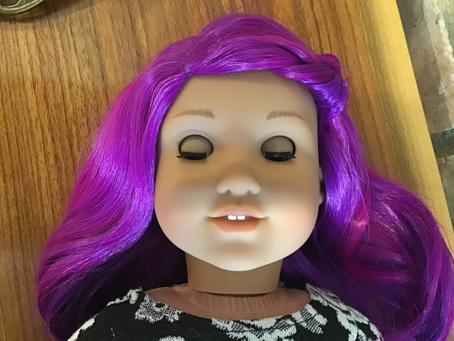 Violet OOAK Custom American Girl Doll Purple Magenta Hair Etsy