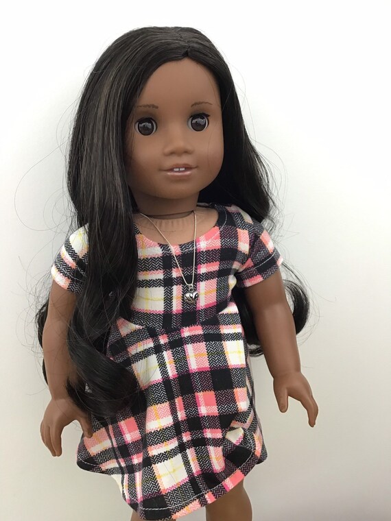 Anaya Custom Ooak American Girl Doll Dark Brown Hair Brown Eyes Sonoli Mold Dark Skin Tone Indian Asian American