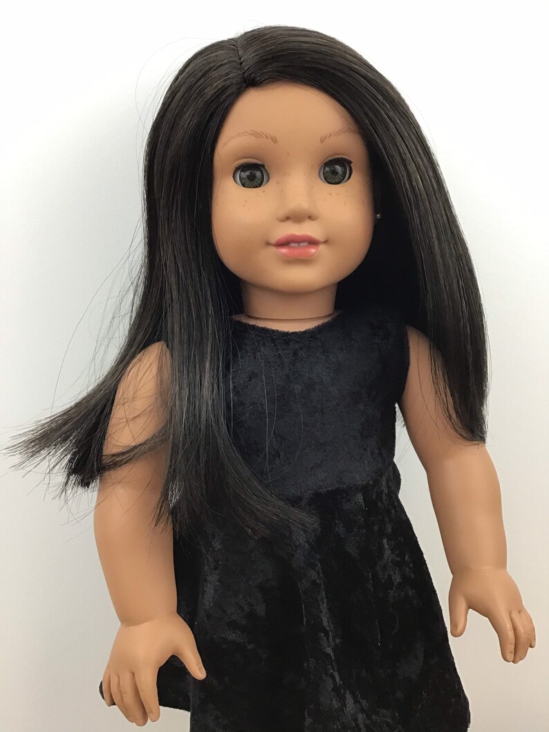 Julia Custom OOAK American Girl Doll Dark Brown Hair Hazel | Etsy