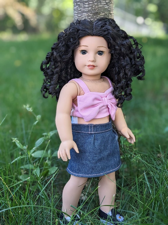 American girl curly hair discount