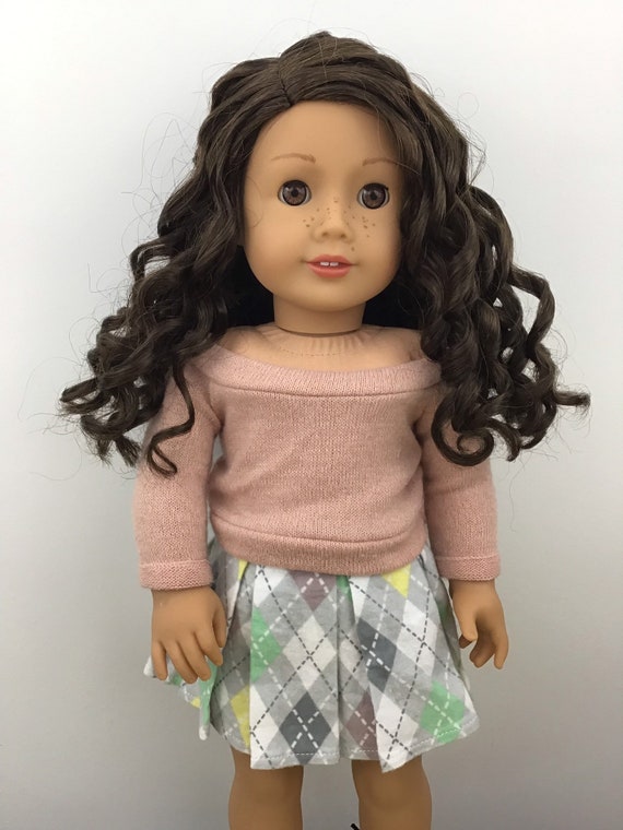 Dani Custom Ooak American Girl Doll Tenney Brown Curly Hair Brown Eyes Classic Mold Light Skin Tone