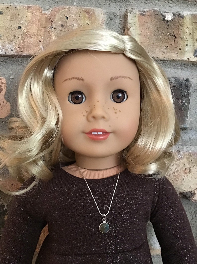 american girl doll blonde curly hair