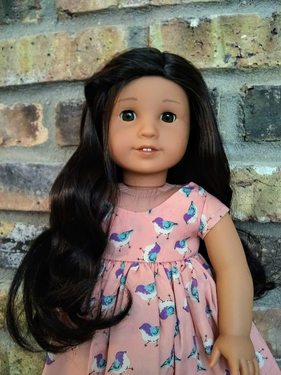 Kori Custom Ooak American Girl Doll Hazel Eyes Nanea Dark Brown Hair Jess Mold Medium Skin Tone Kanani