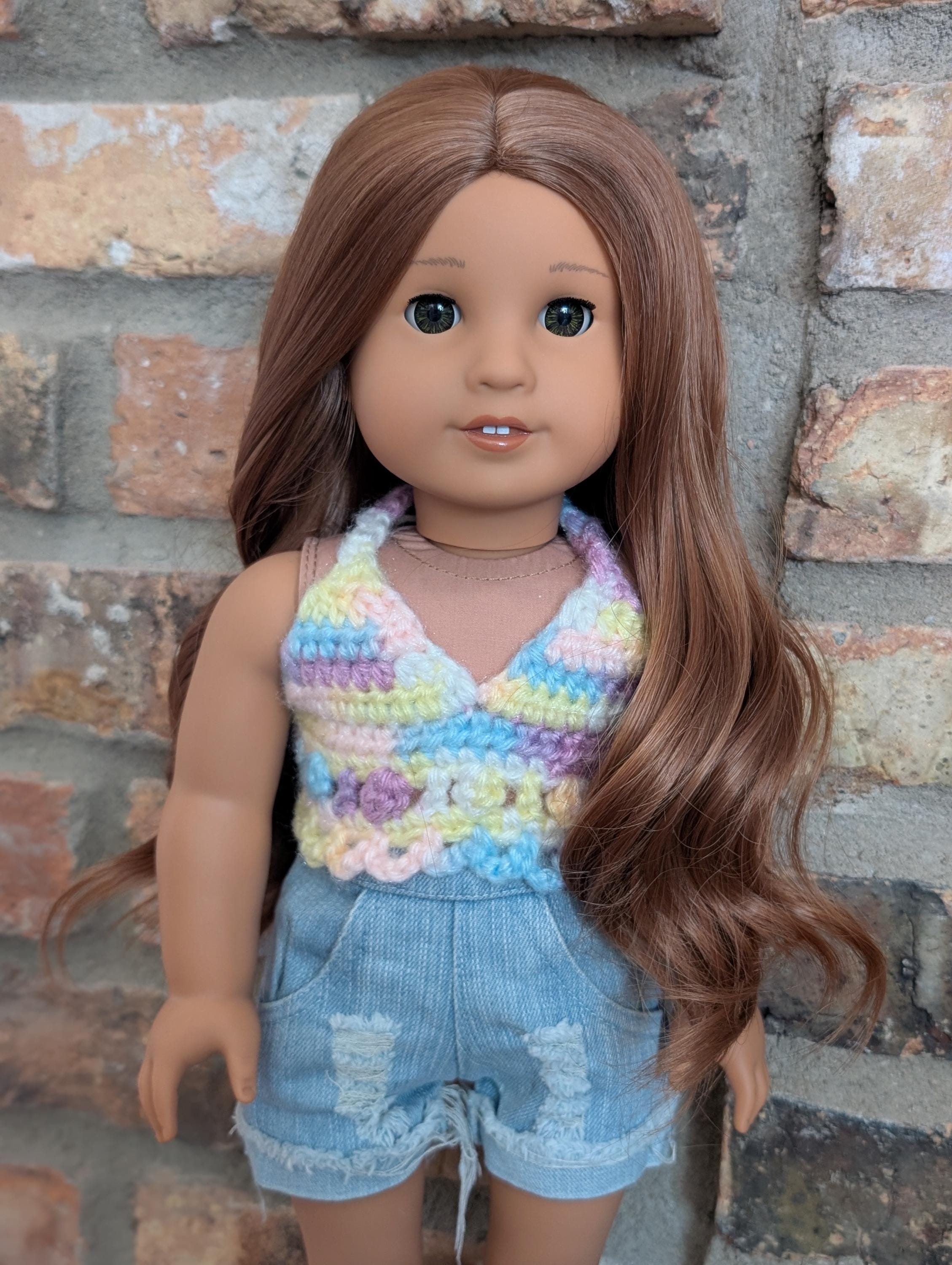 OOAK Custom American Girl Doll Augustine Reddish Brown Hair Hazel