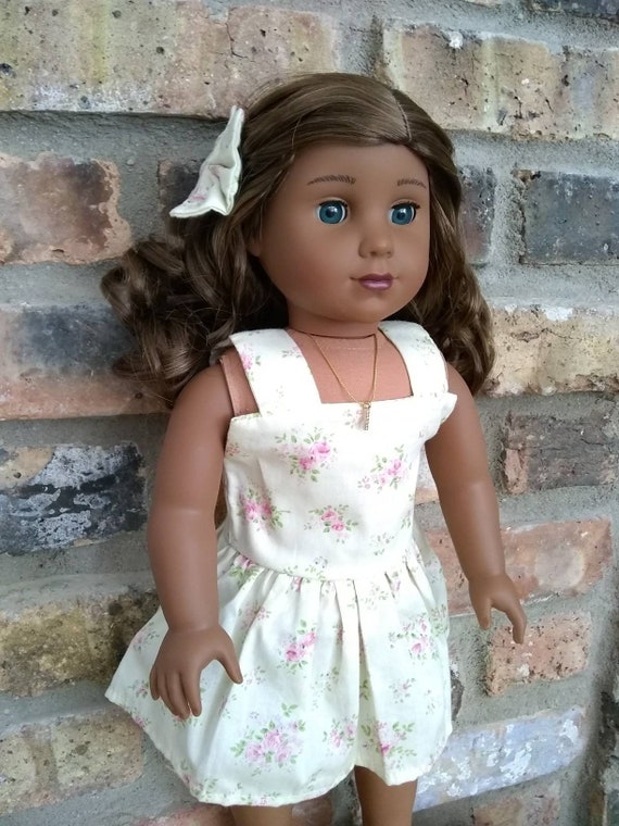 Tala Custom Ooak American Girl Doll Brown Curly Hair Blue Eyes Kaya Mold Medium Skin Tone