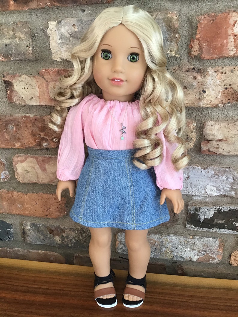 Genevieve Custom OOAK American Girl Doll Caroline Blonde Curly | Etsy