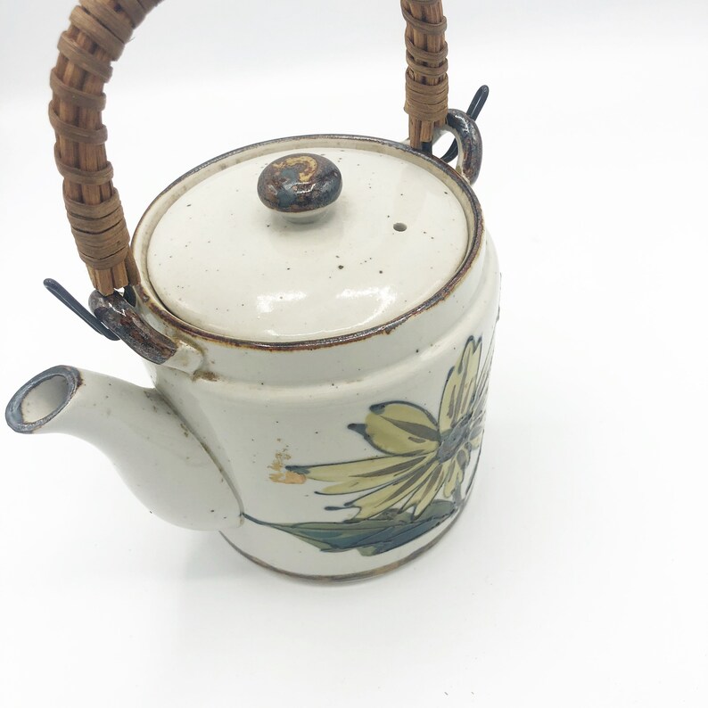 Vintage Japanese Ceramic Tea Pot Etsy