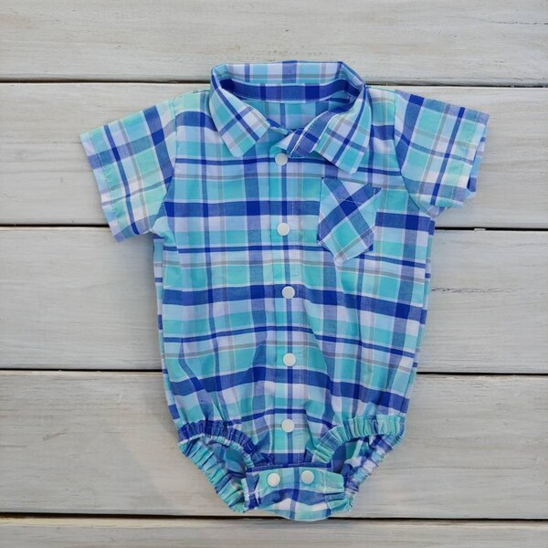 Baby Boy Romper Etsy