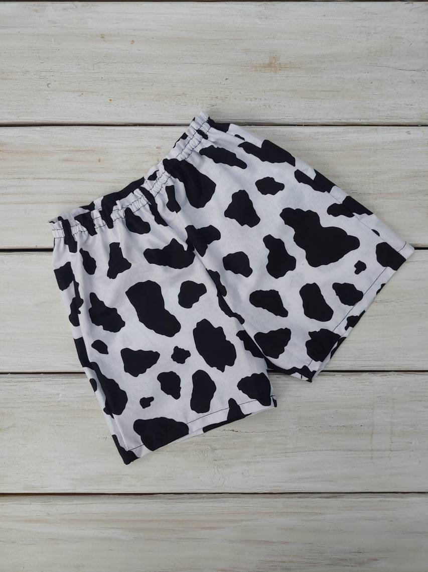 Cow Print Shorts - Etsy