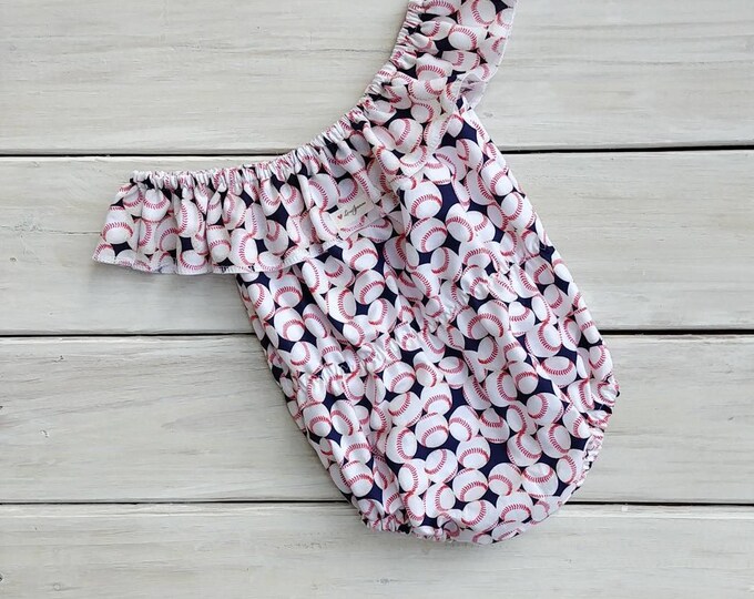 Baseball Baby Romper Girls Romper Girls Softball Romper off Etsy