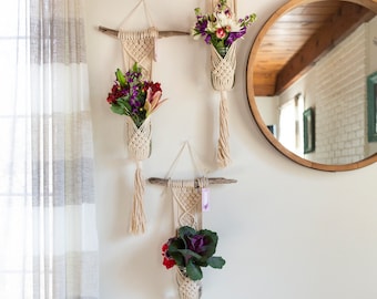 Macrame PATTERN, Macrame Wall Hanging Plant Holder, DIY Pattern, PDF Pattern, Comment tutoriel