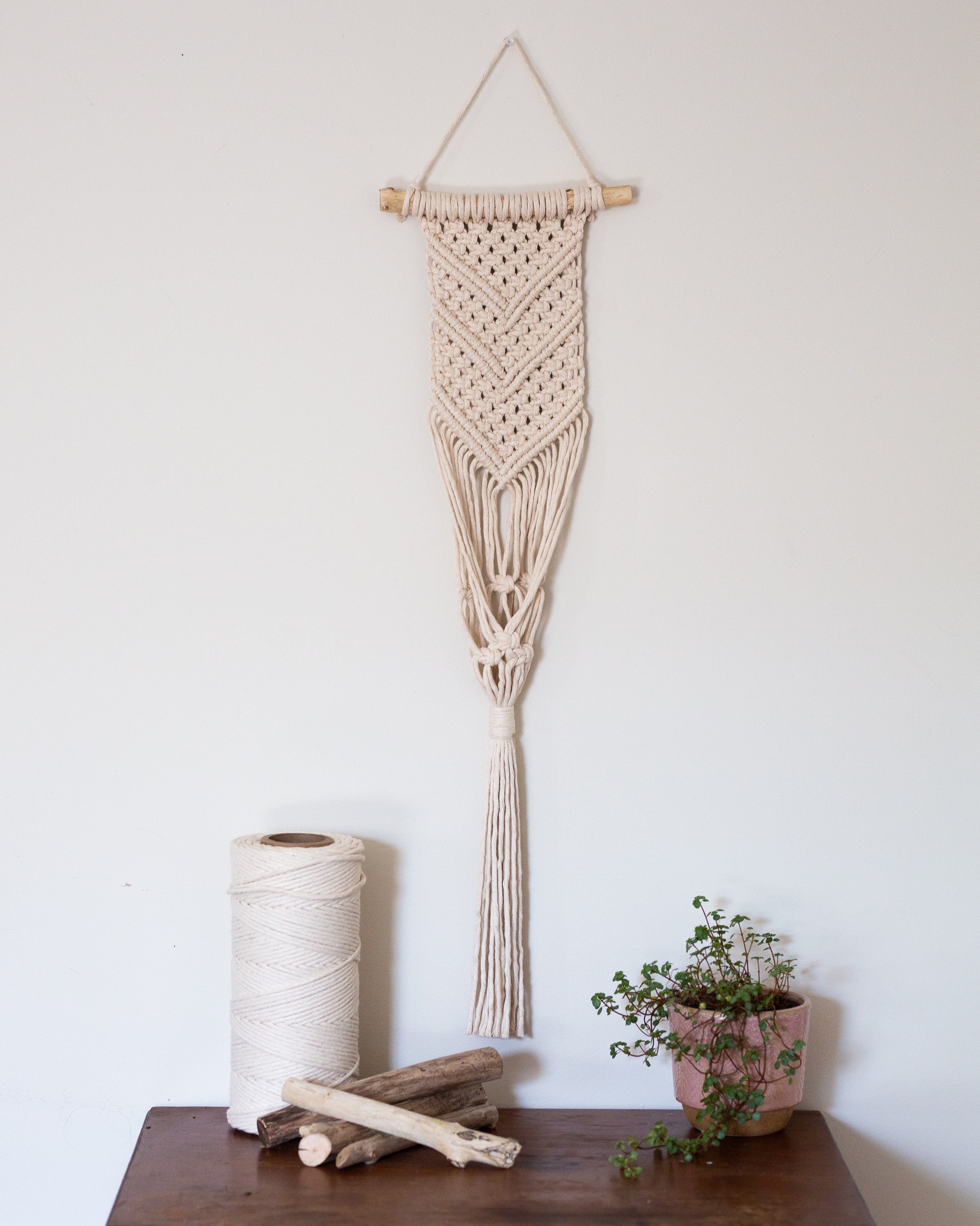 2 Mini Plant Hanger Macrame Kit by Solid Oak - Craft Warehouse