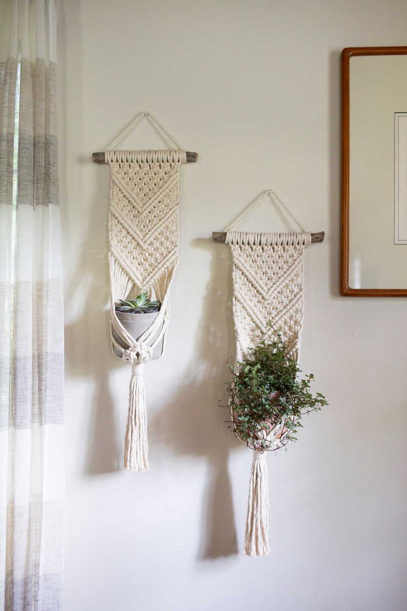 Macrame PATTERN Macrame Wall Plant Hanger Wall Hanging Plant Etsy