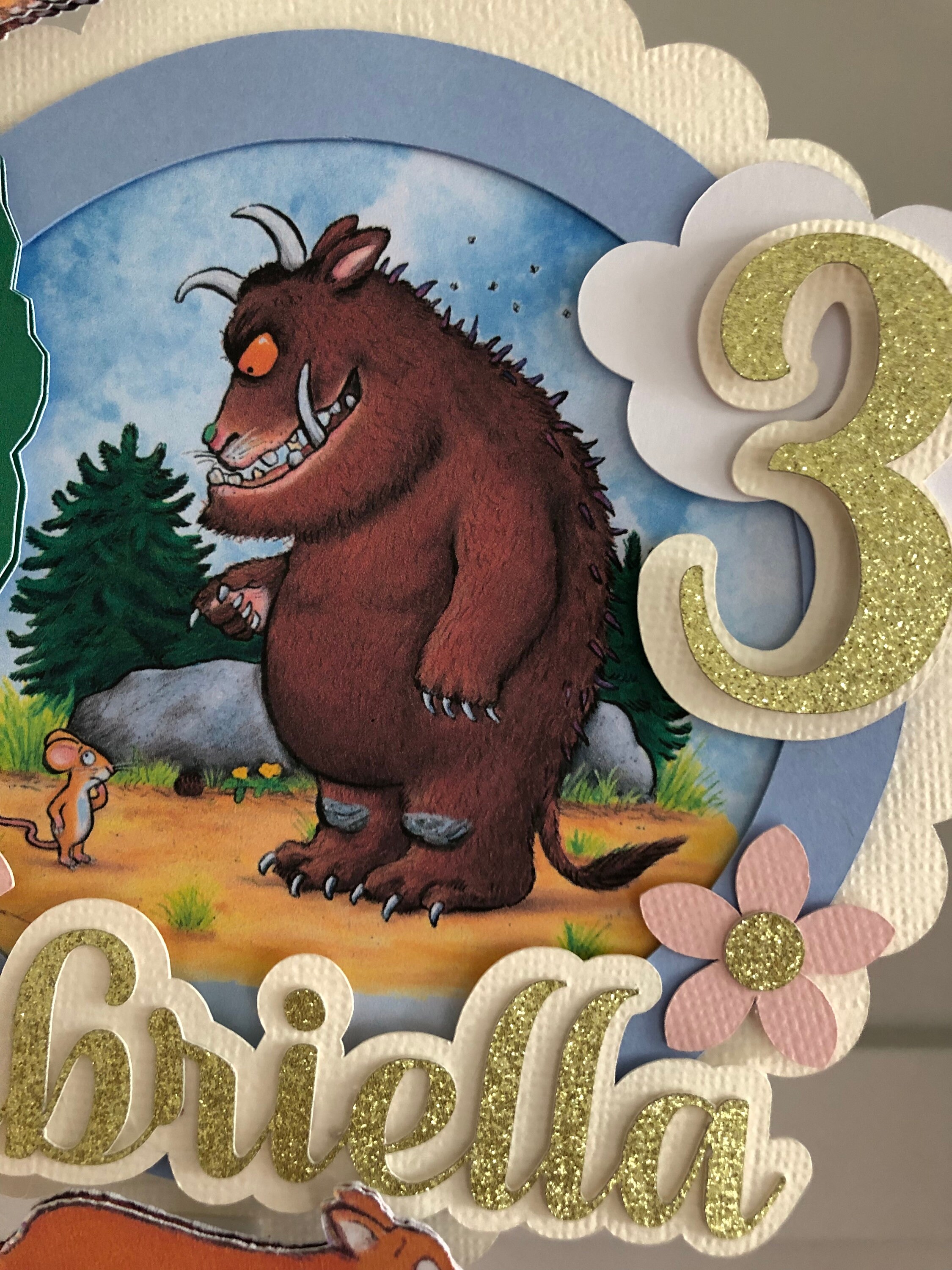 The Gruffalo Personalised 3d Cake Topper. the Gruffalo Etsy UK