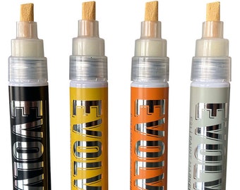 Evolve E21 Paint Marker Set - Gold, Black, Silver & Copper