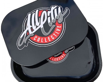 All City Collective Multifunctional Small Rolling Tray - Sleek & Elegant