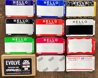 Premium Eggshell Sticker Labels Mixed Variety Pack
