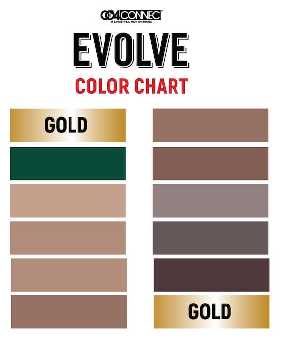 Evolve Paint Color Chart