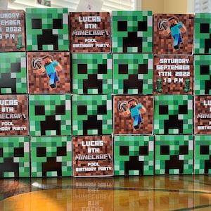 Cube Birthday Invitation DIY Cube Printable Invitation: Personalize, Print &amp; Create Your Own ...