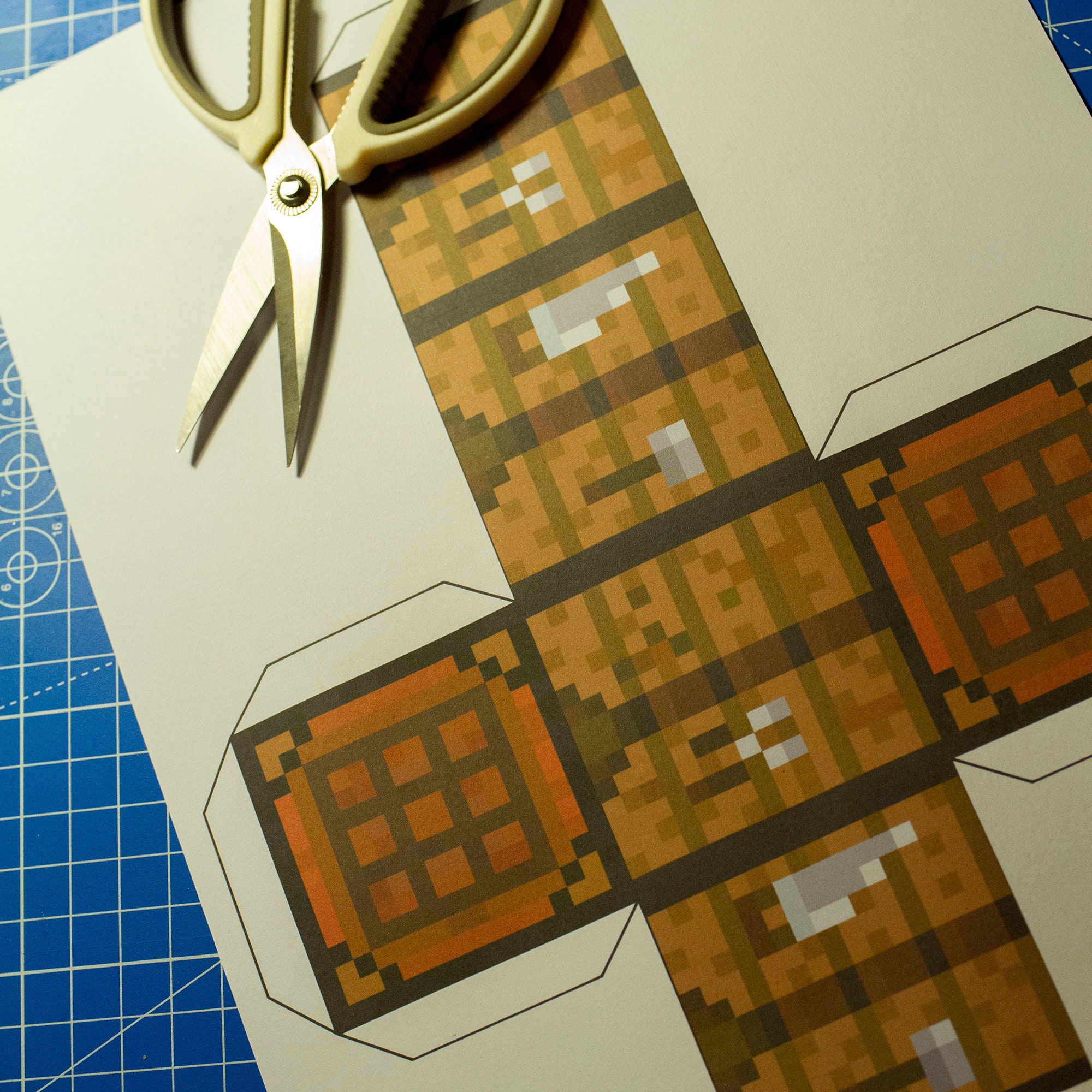 Minecraft Texture Cube Set - 12 Sheets