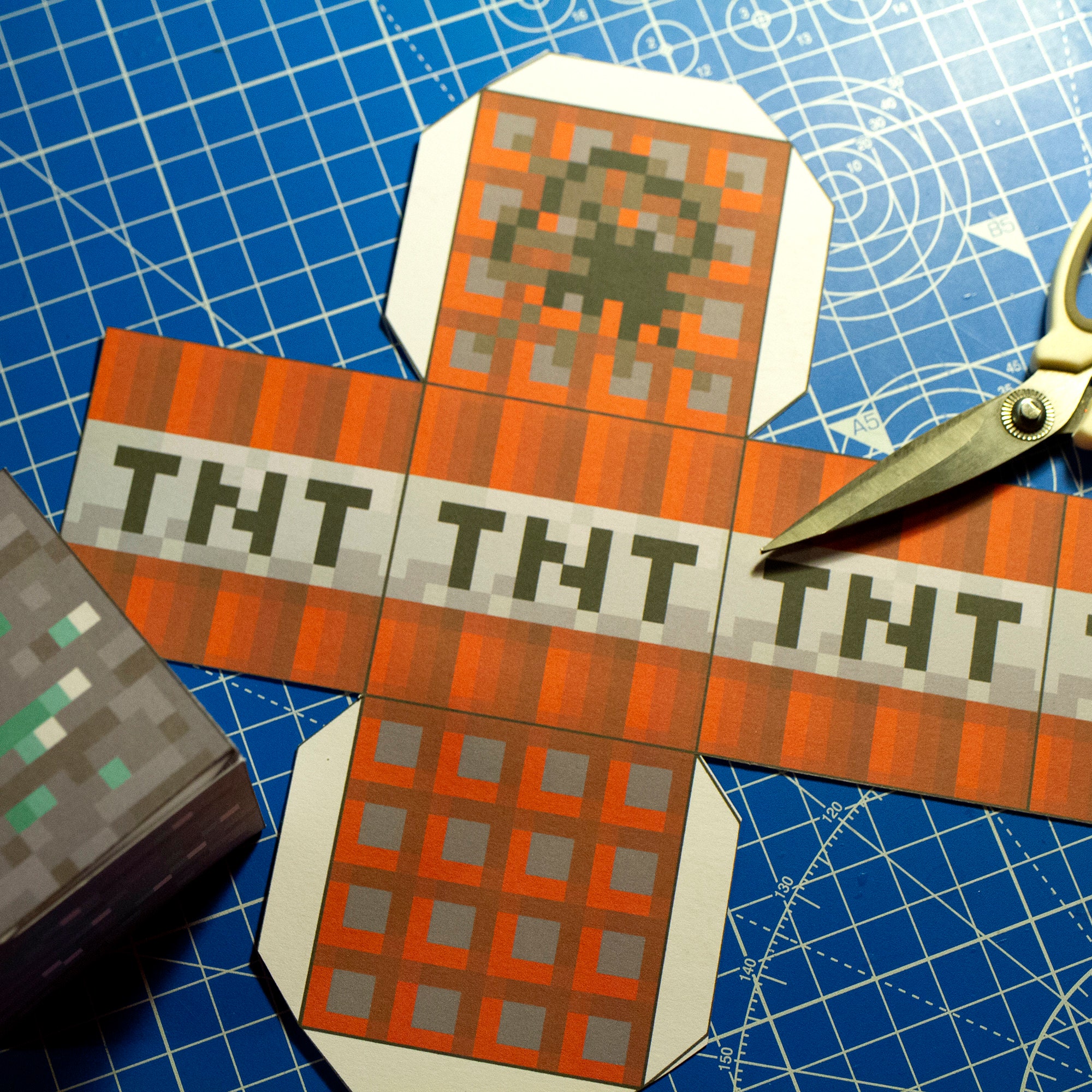 Minecraft Texture Cube Set - 12 Sheets