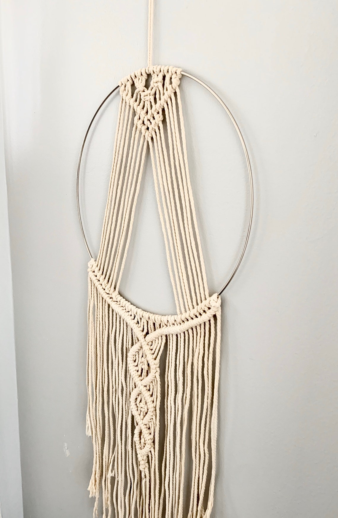 Circle Macrame Wall Hanging Etsy