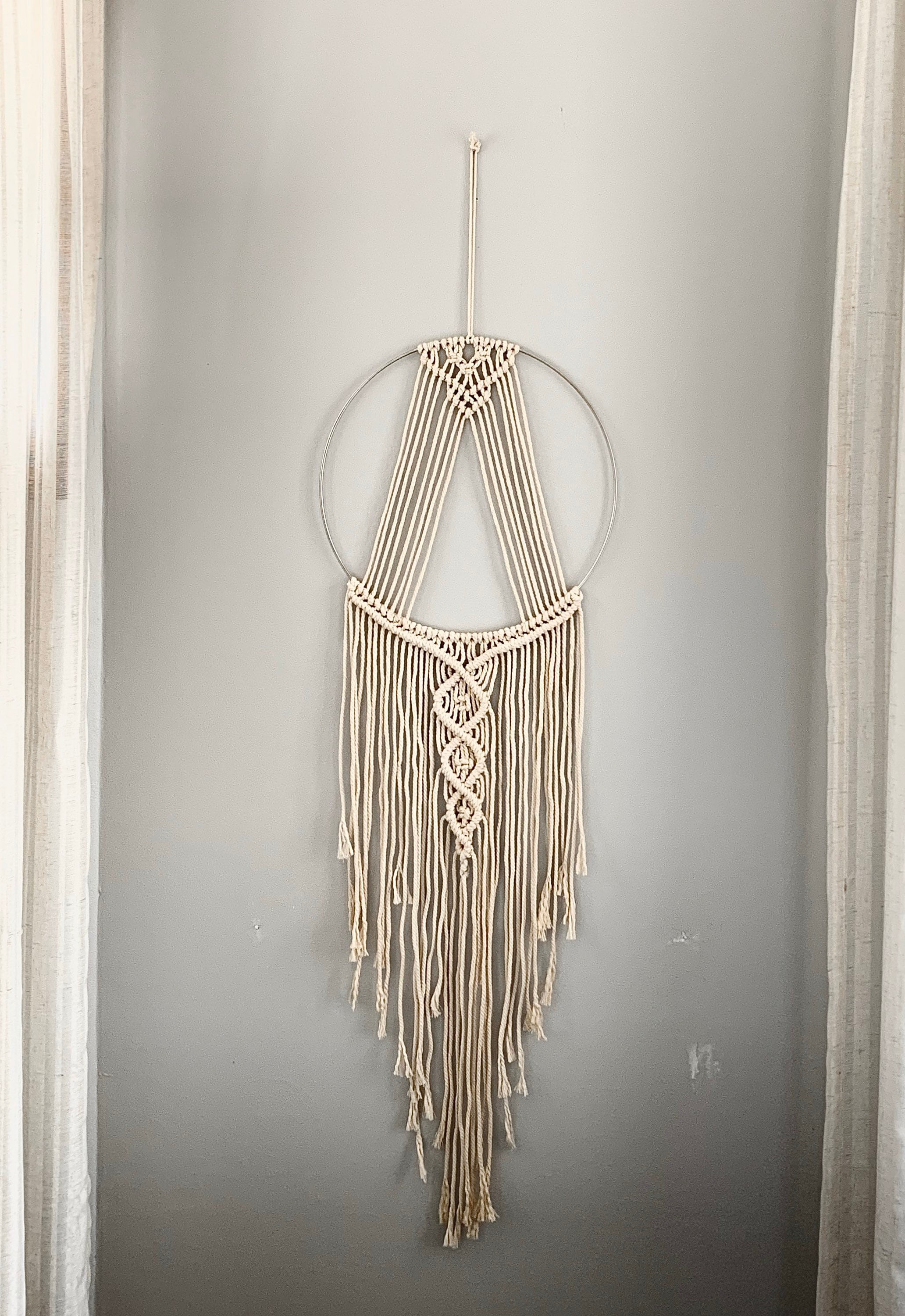 Circle Macrame Wall Hanging Etsy