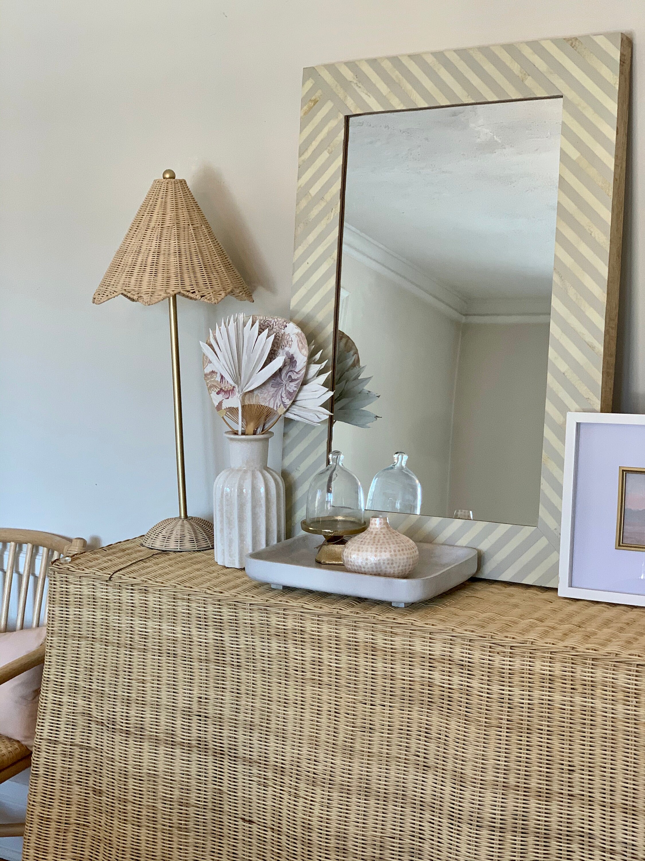 Rattan sale parasol lamp