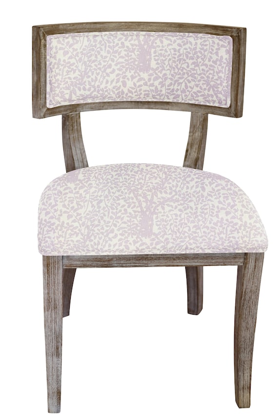 Contemporary klismos fabric side cheap chair