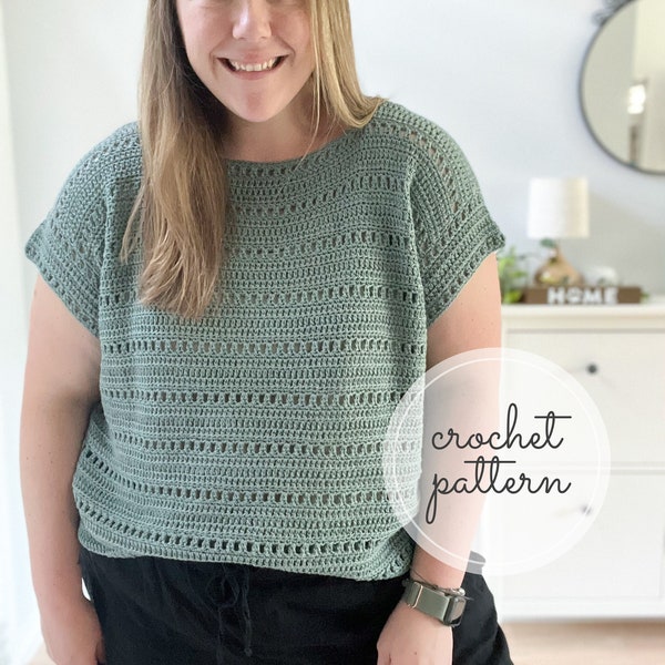 DeSoto Tee - Crochet Pattern