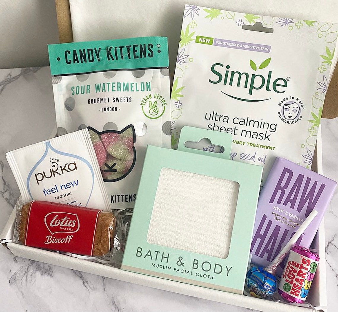 Vegan Gift Box Vegan Pamper Box Vegan Treat Box Etsy