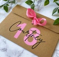 Birthday Money Envelopes, Personalised, Gift Envelopes, Cash Envelope, Milestone Birthday, 18th 21st 30th Birthday, Voucher Envelopes